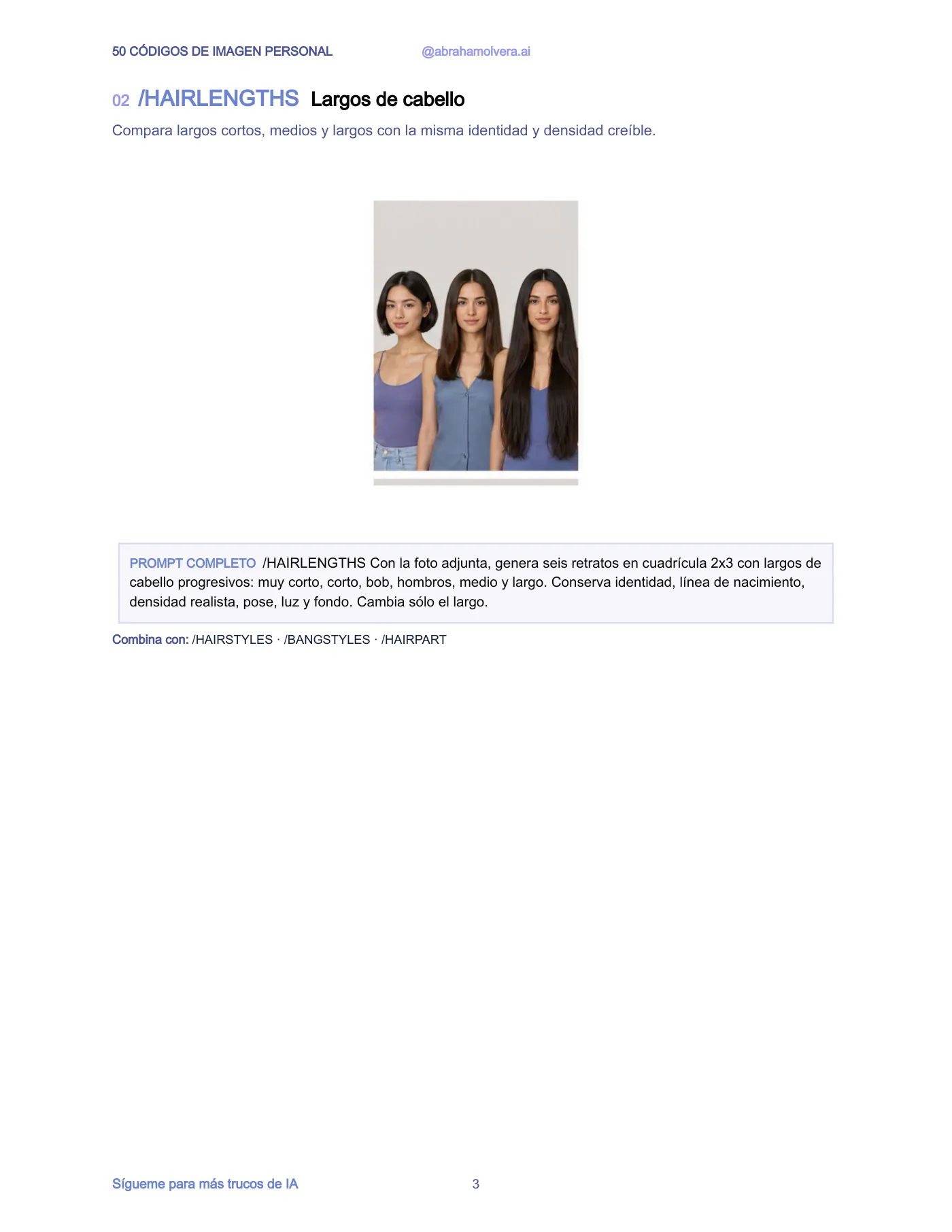 50 códigos de imagen personal para ChatGPT · Página 3 / 30