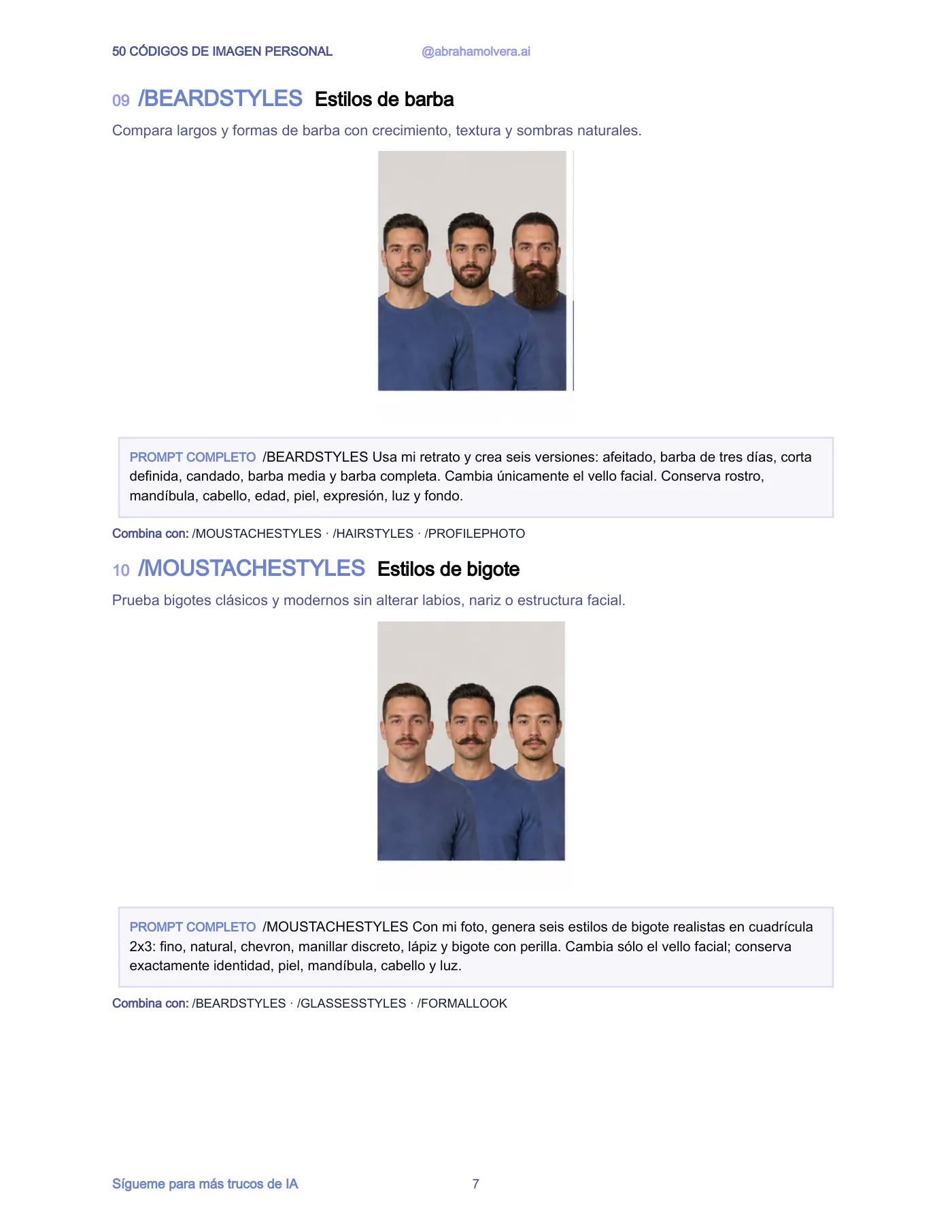 50 códigos de imagen personal para ChatGPT · Página 7 / 30