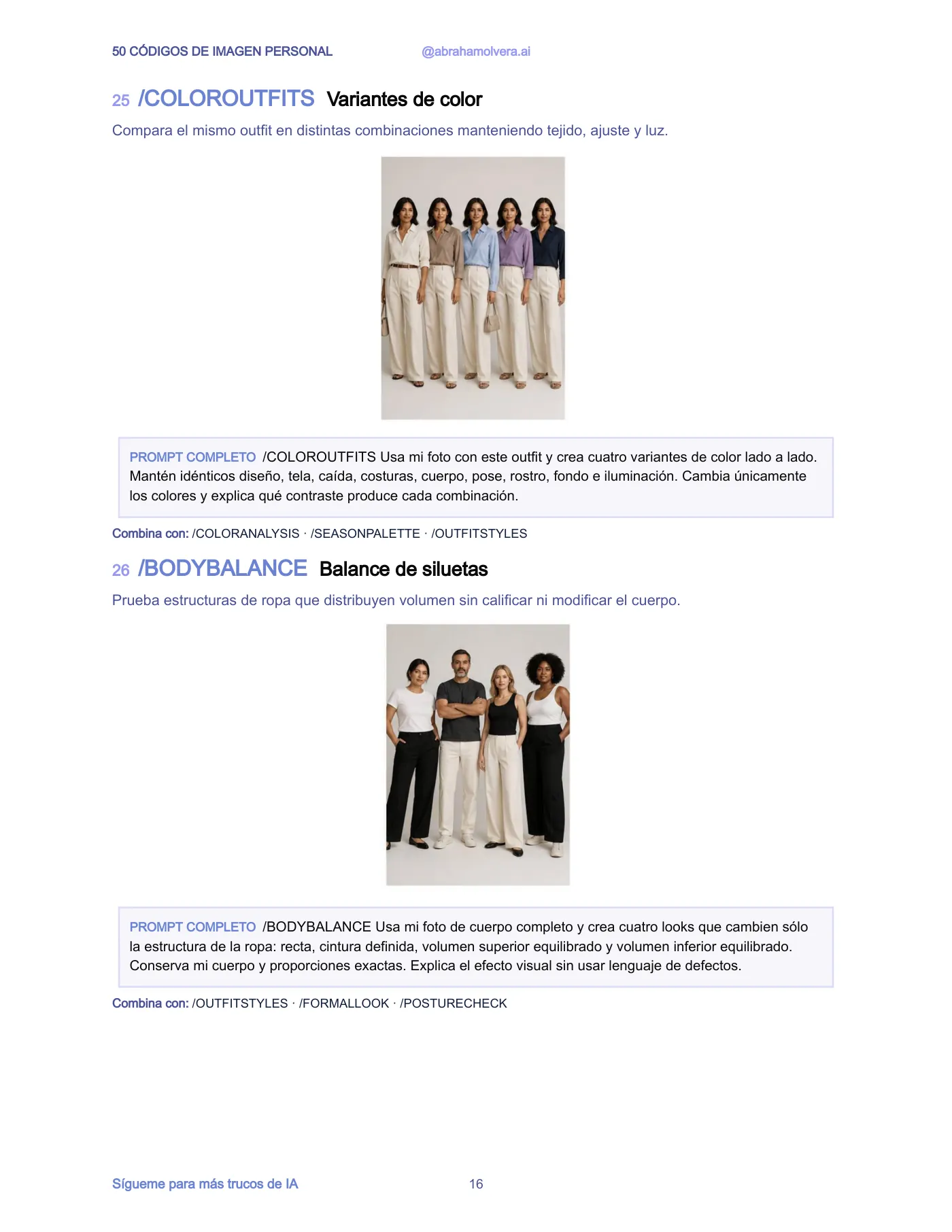 50 códigos de imagen personal para ChatGPT · Página 16 / 30
