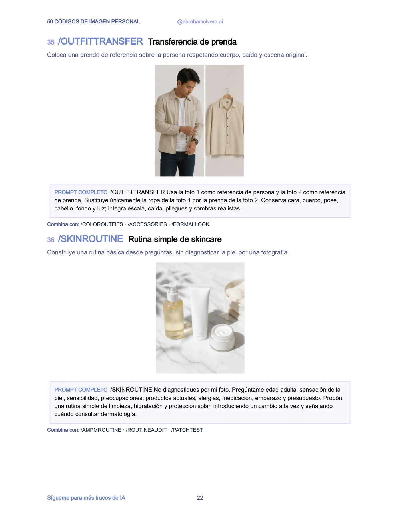 50 códigos de imagen personal para ChatGPT · Página 22 / 30
