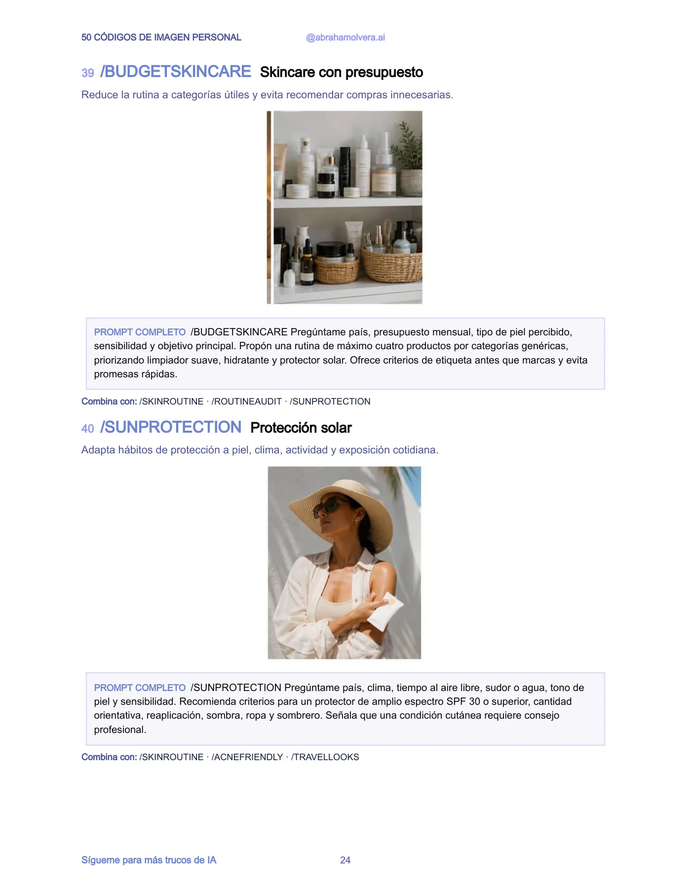 50 códigos de imagen personal para ChatGPT · Página 24 / 30