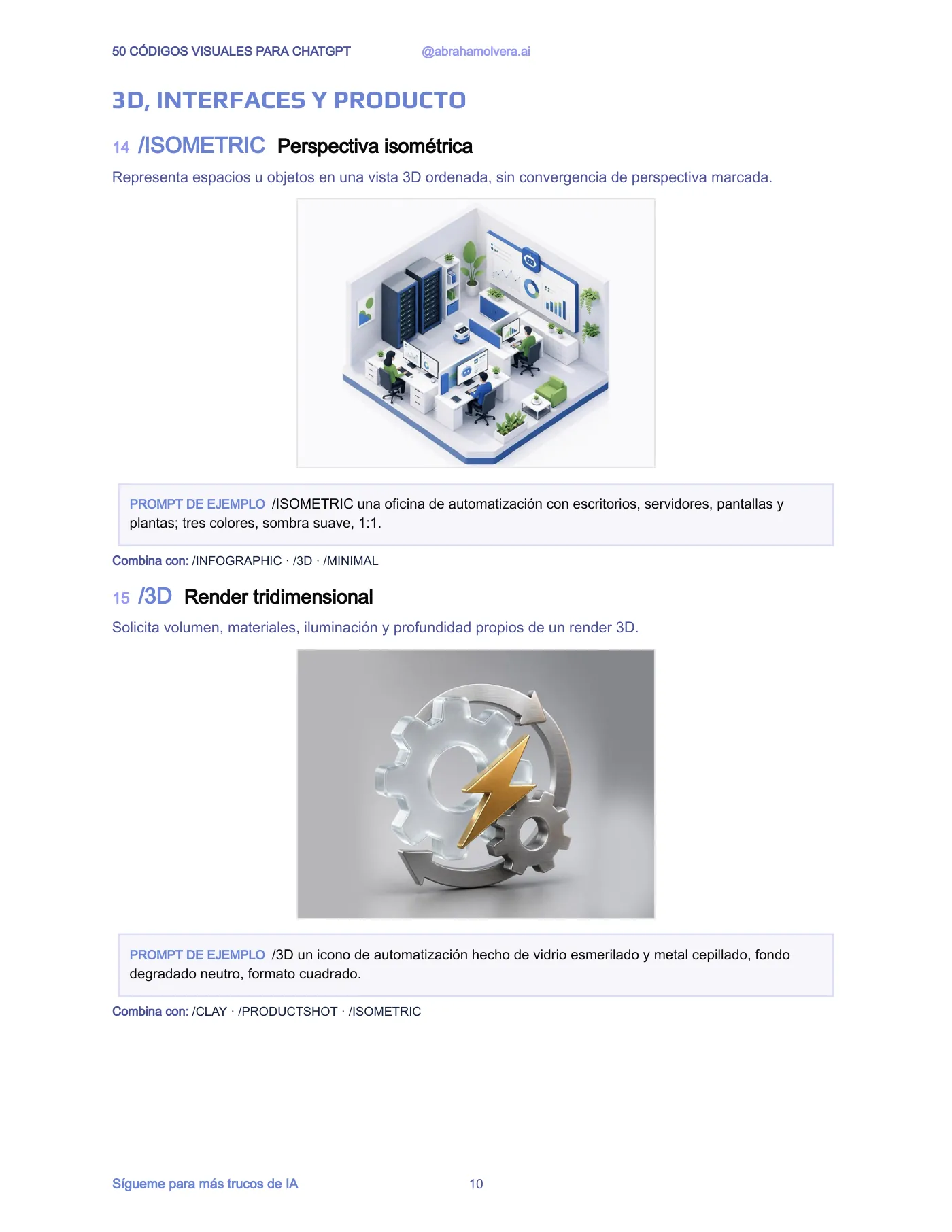 50 códigos visuales · Página 10 / 29