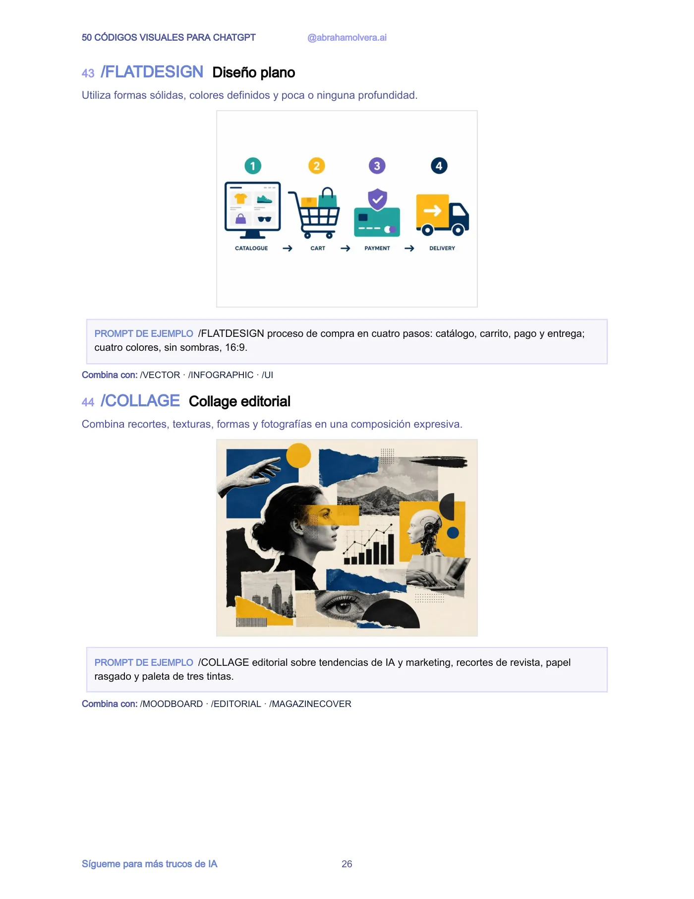 50 códigos visuales · Página 26 / 29