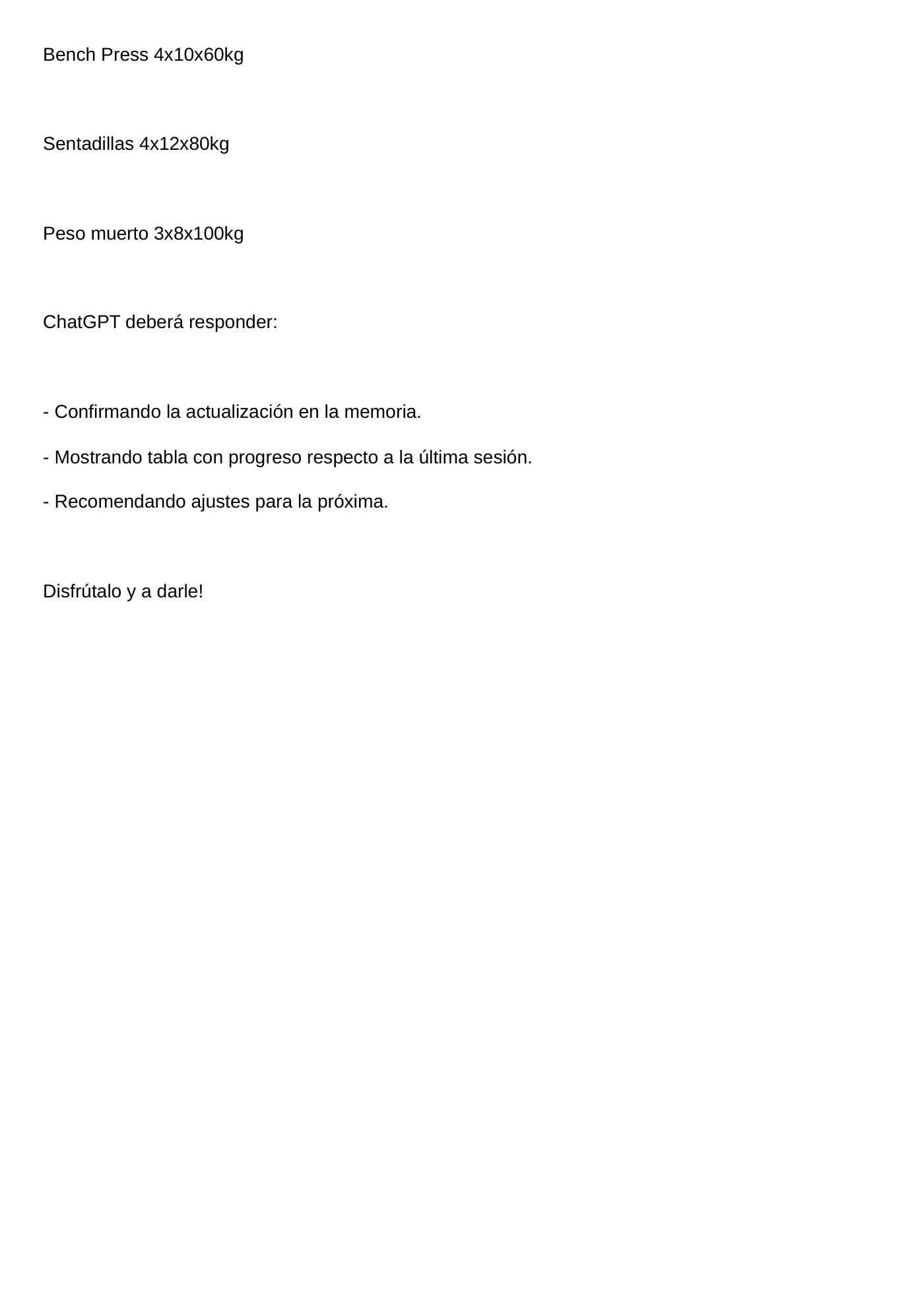 ChatGPT como tu entrenador · Página 4 / 4