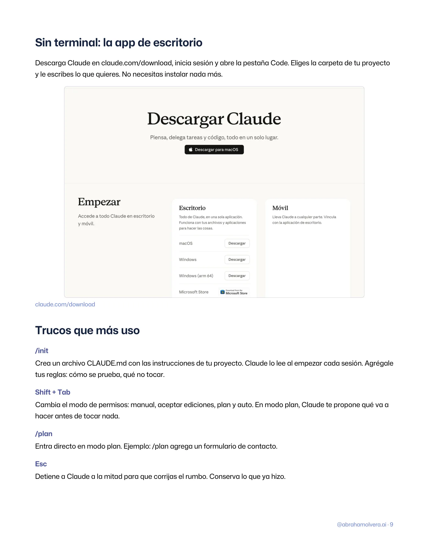 Claude Code: cómo instalarlo, qué plan necesitas y cuánto cuesta · Página 9 / 11