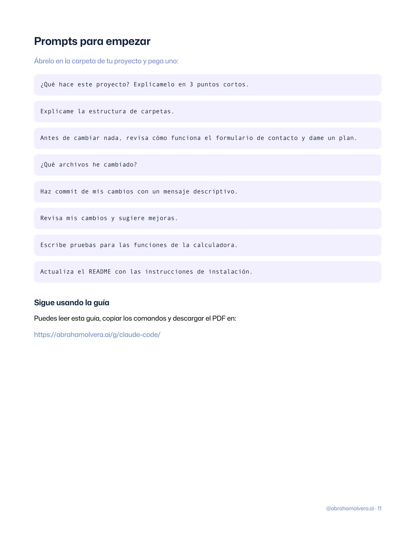 Claude Code: cómo instalarlo, qué plan necesitas y cuánto cuesta · Página 11 / 11