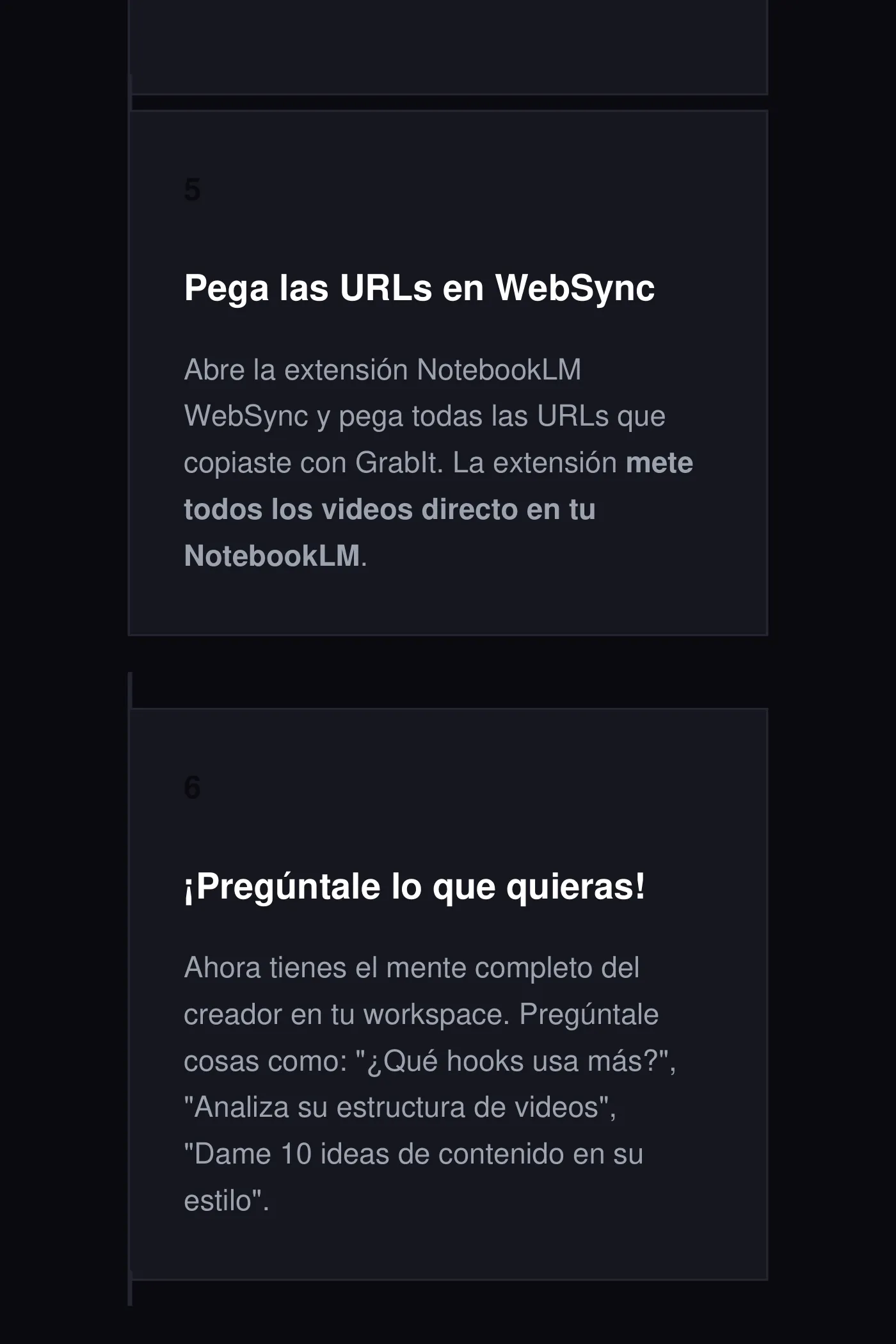 Cómo clonar la mente de cualquier YouTuber con IA · Página 6 / 8