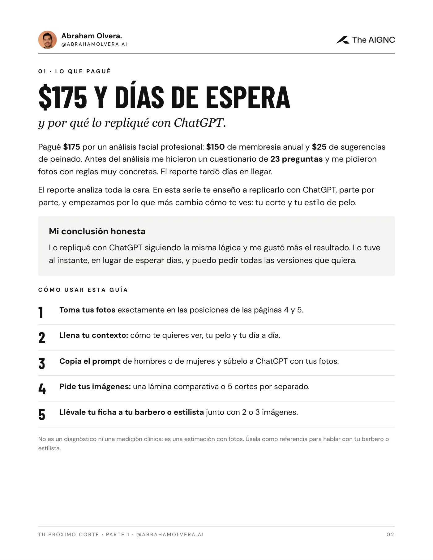 Tu próximo corte, antes de cortarte · Página 2 / 12