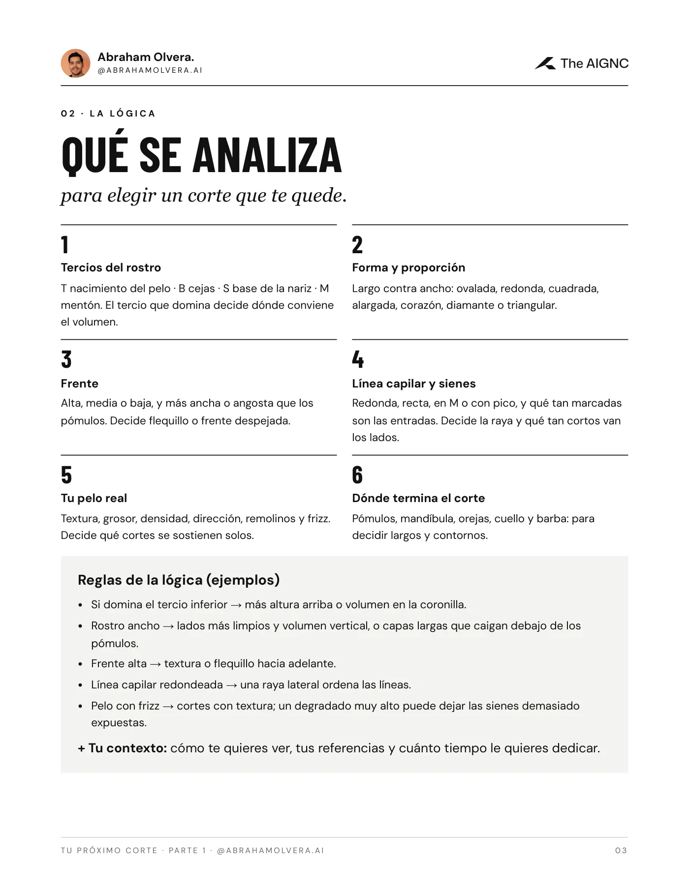 Tu próximo corte, antes de cortarte · Página 3 / 12