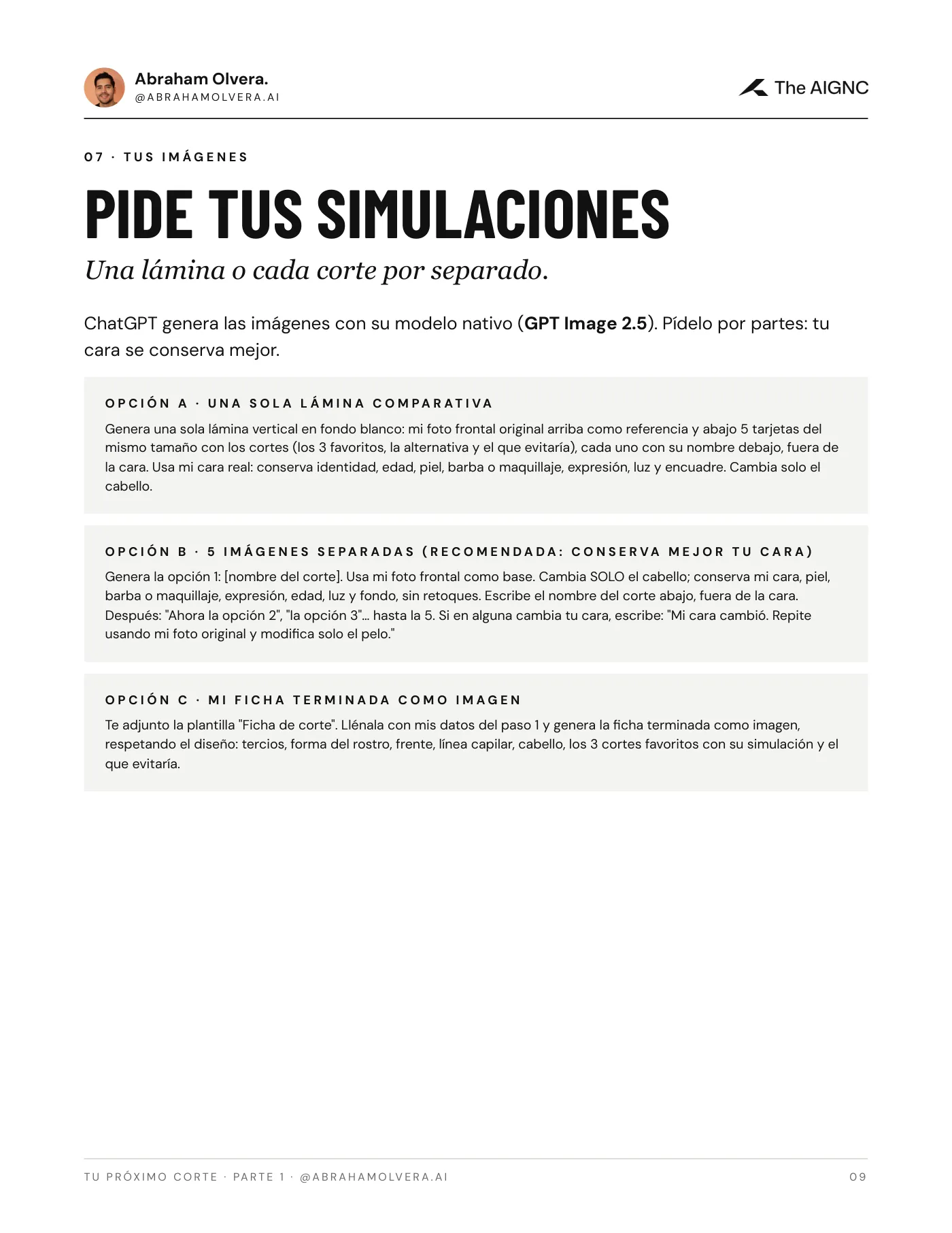 Tu próximo corte, antes de cortarte · Página 9 / 12