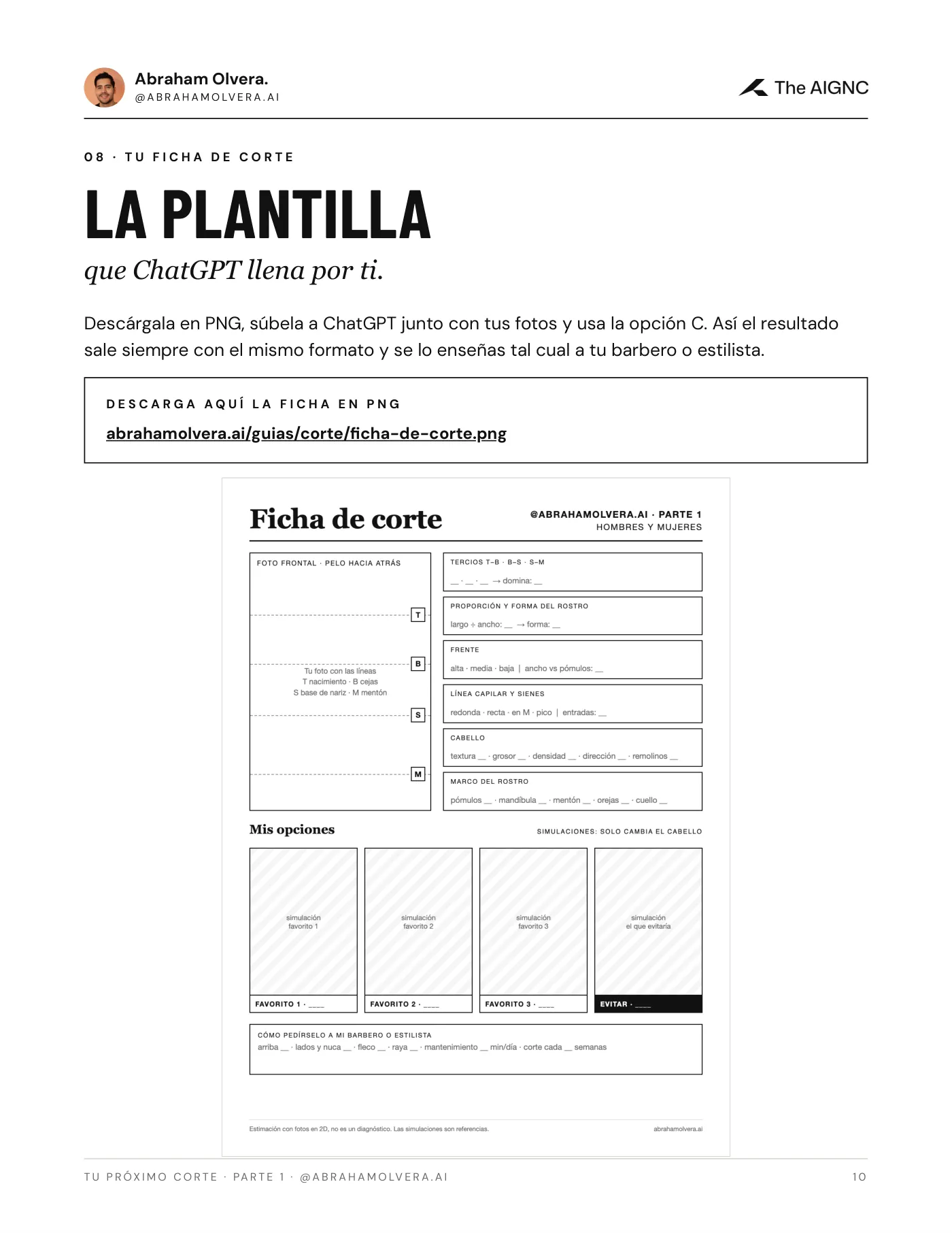 Tu próximo corte, antes de cortarte · Página 10 / 12