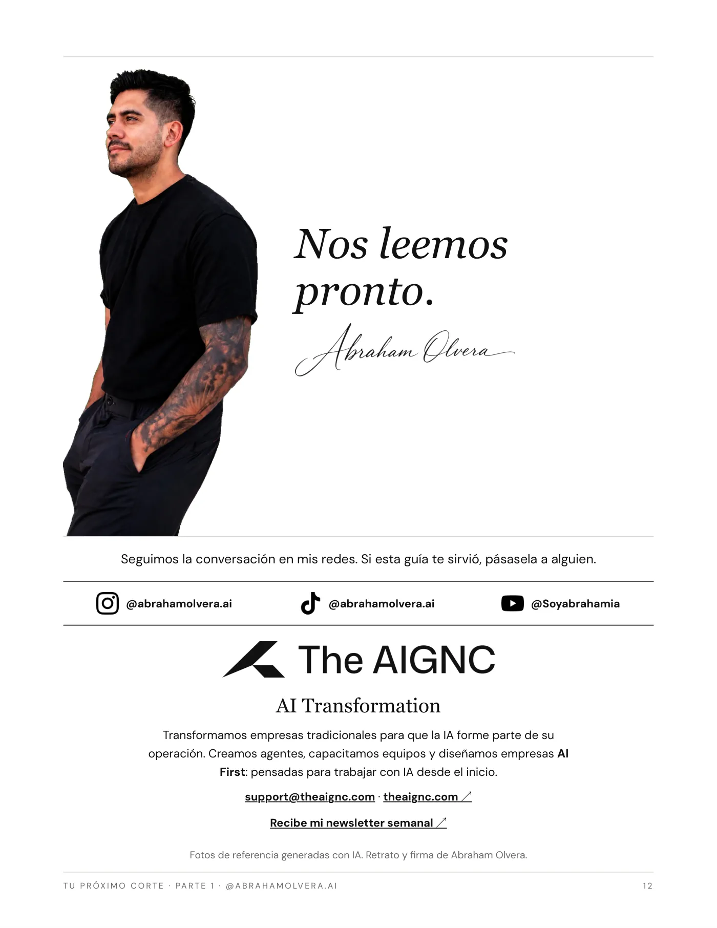 Tu próximo corte, antes de cortarte · Página 12 / 12