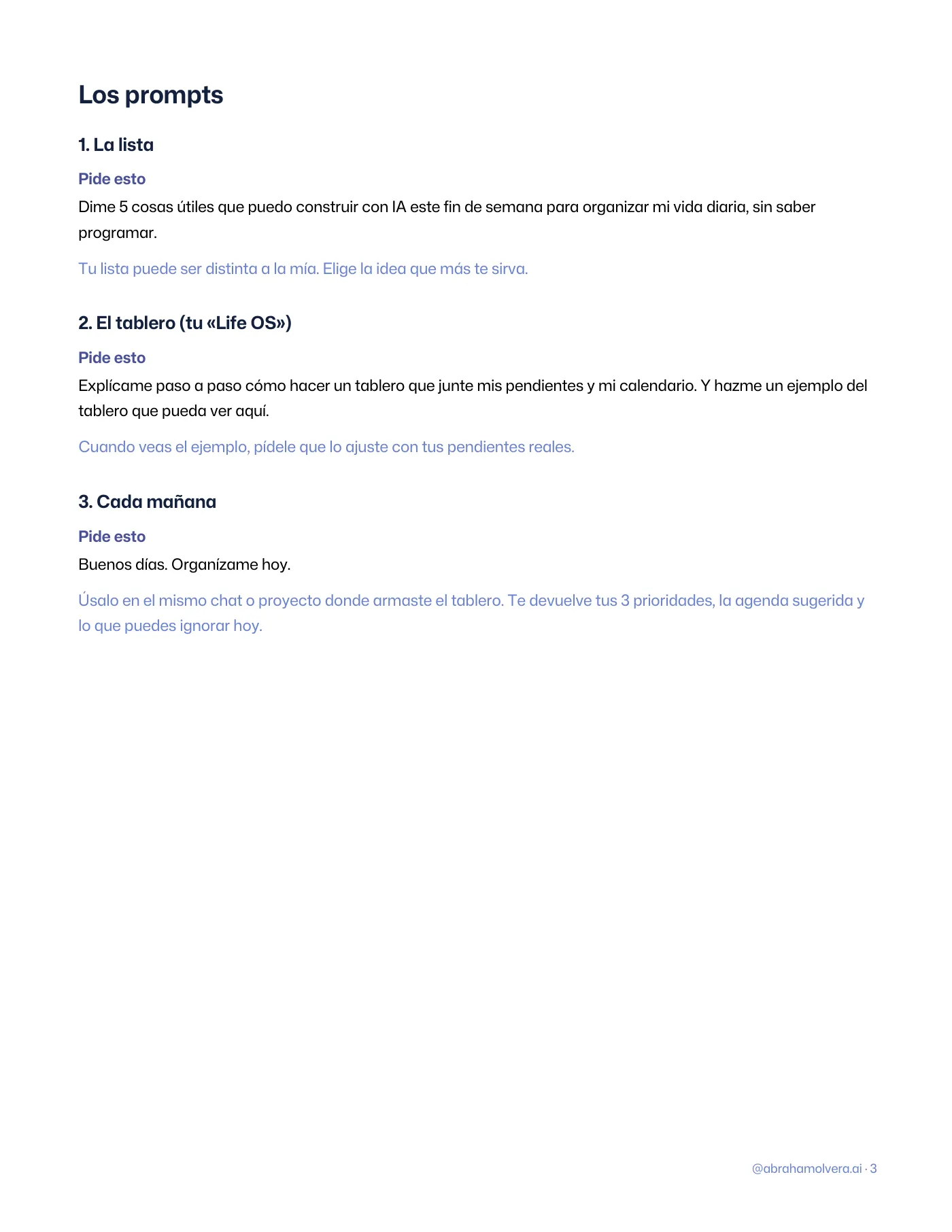 5 cosas para construir con IA este fin de semana (sin programar) · Página 3 / 4