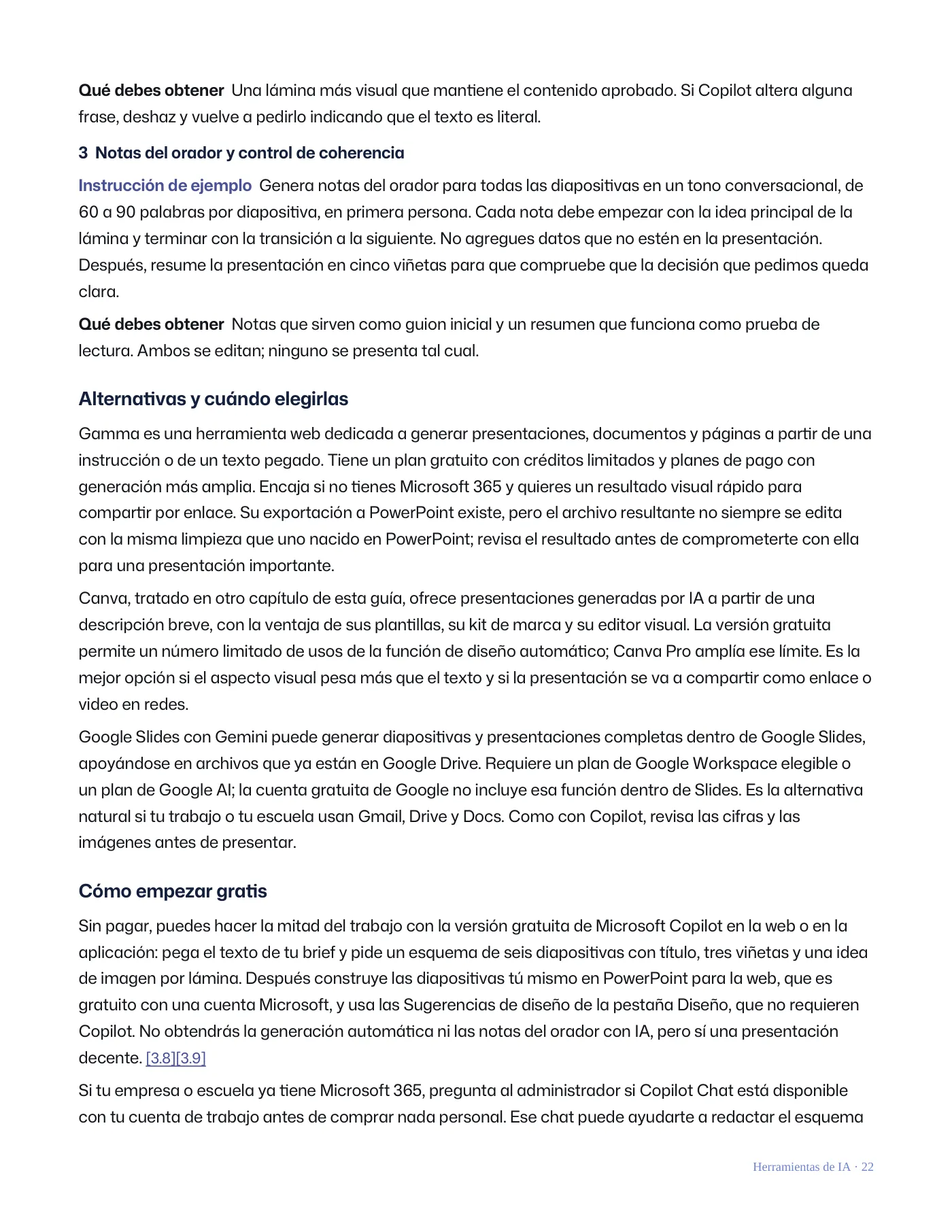 Qué IA utilizar para cada situación · Página 22 / 62