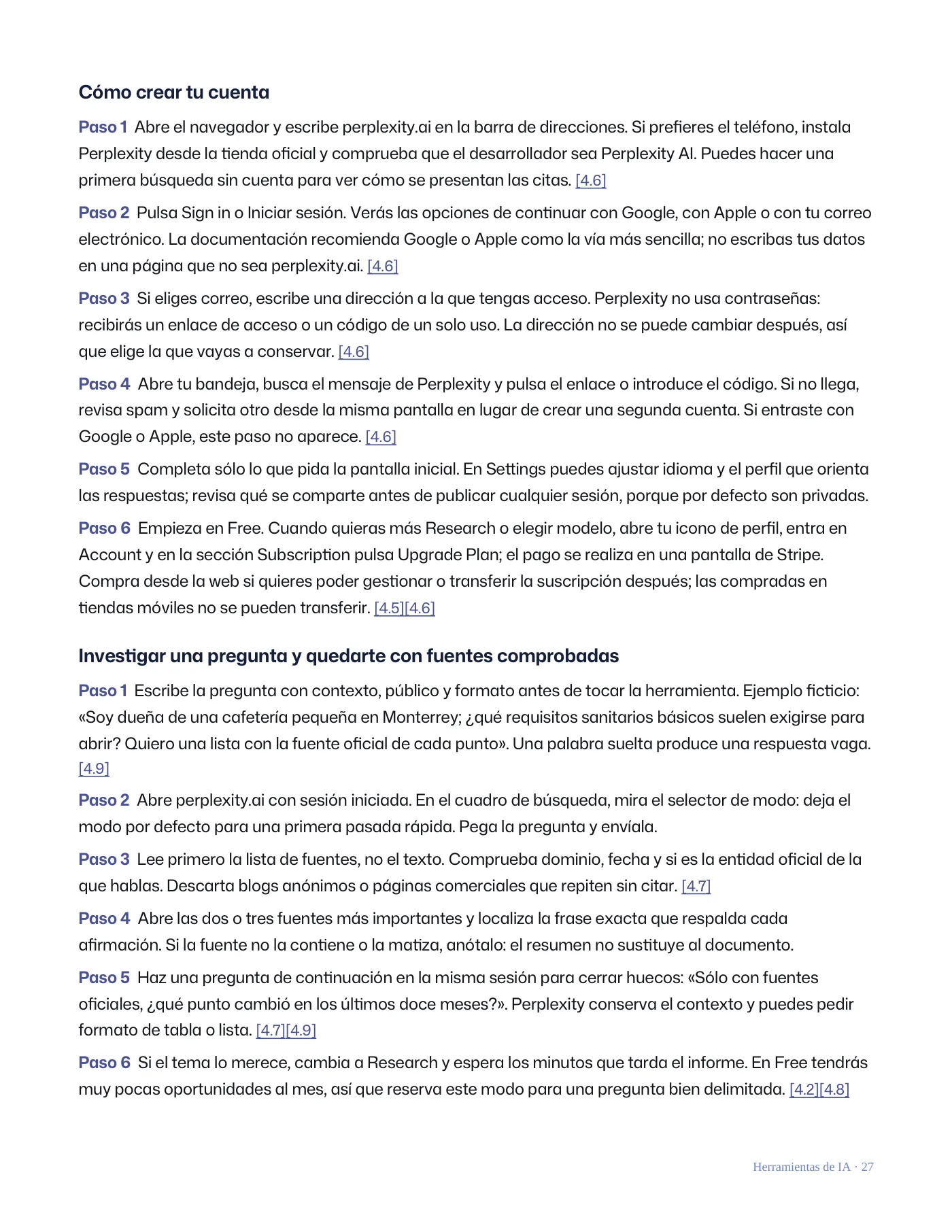 Qué IA utilizar para cada situación · Página 27 / 62