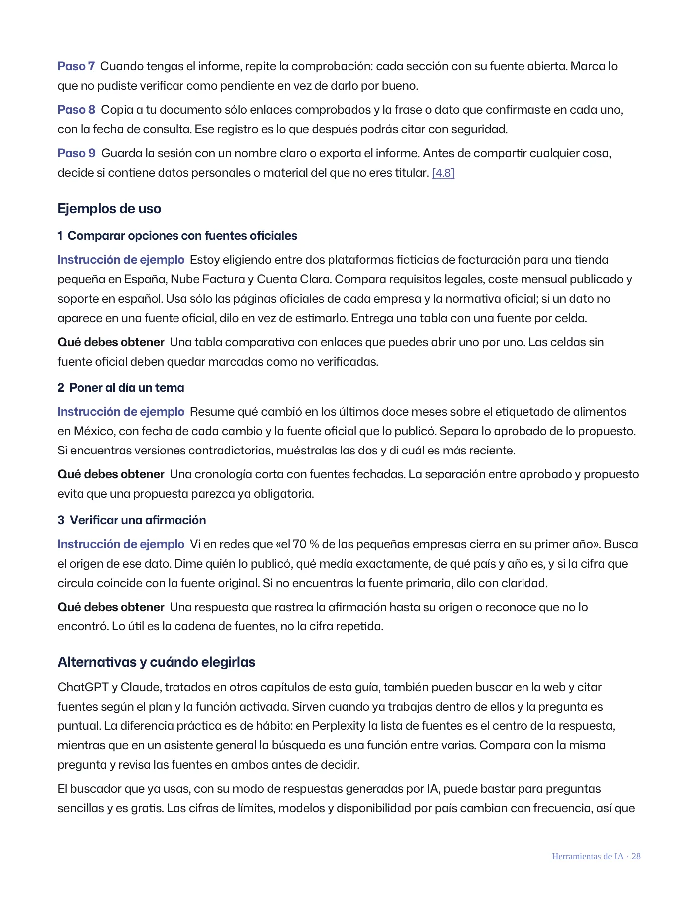 Qué IA utilizar para cada situación · Página 28 / 62