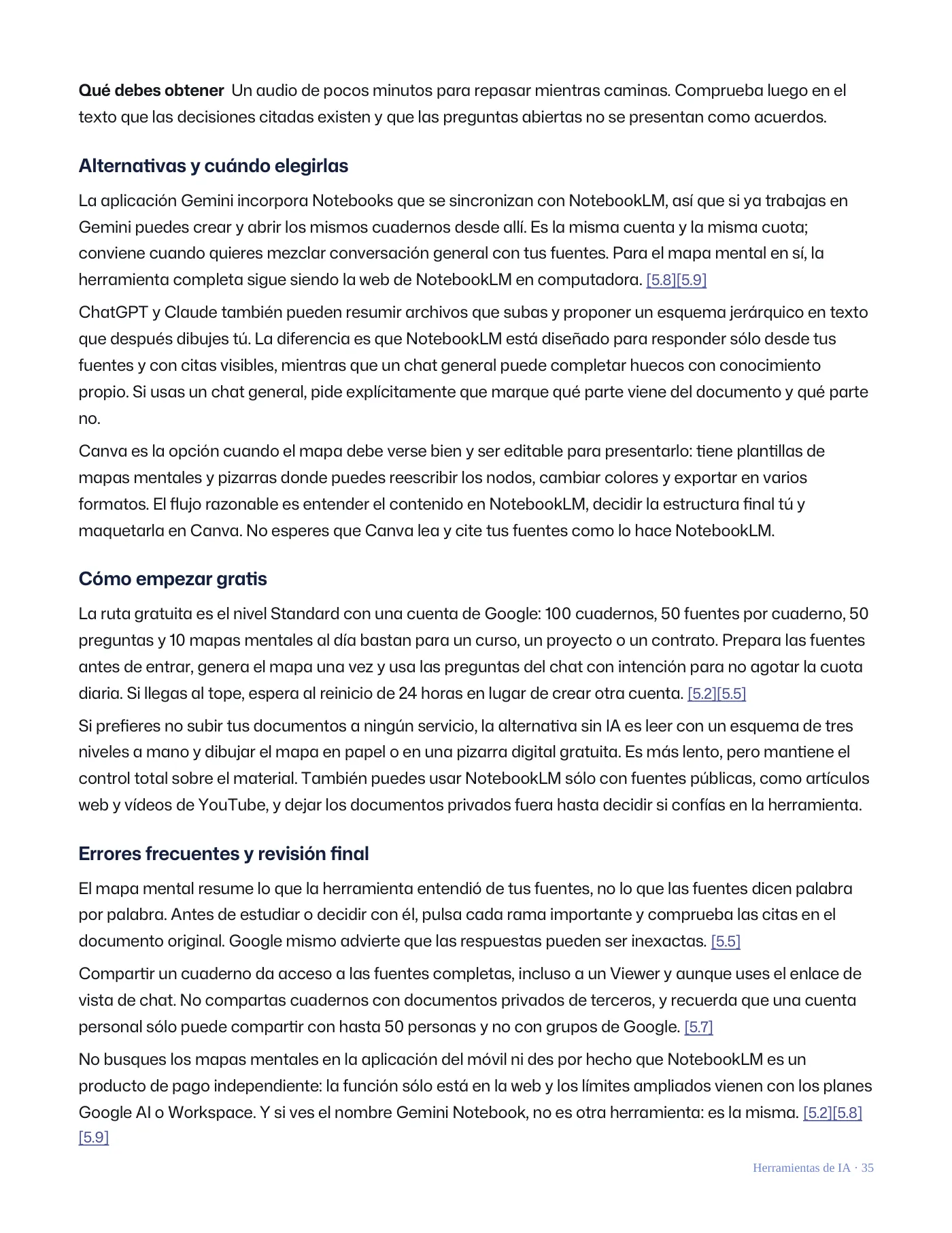 Qué IA utilizar para cada situación · Página 35 / 62