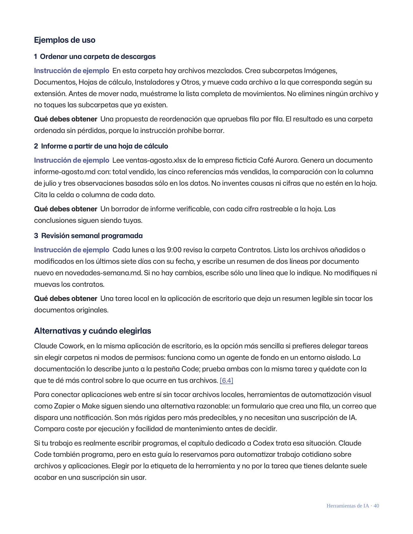 Qué IA utilizar para cada situación · Página 40 / 62