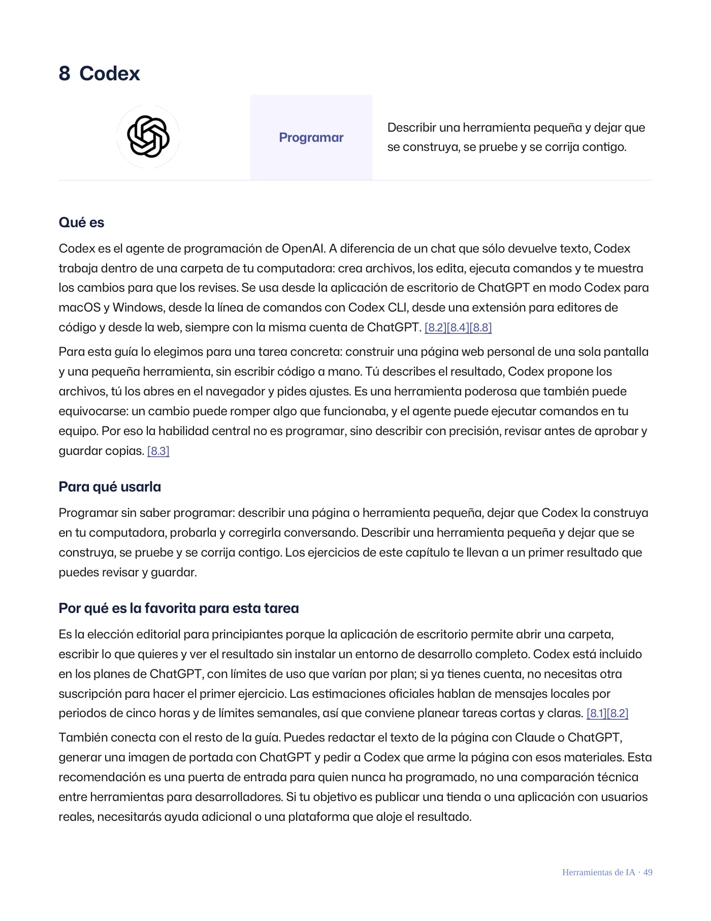 Qué IA utilizar para cada situación · Página 49 / 62