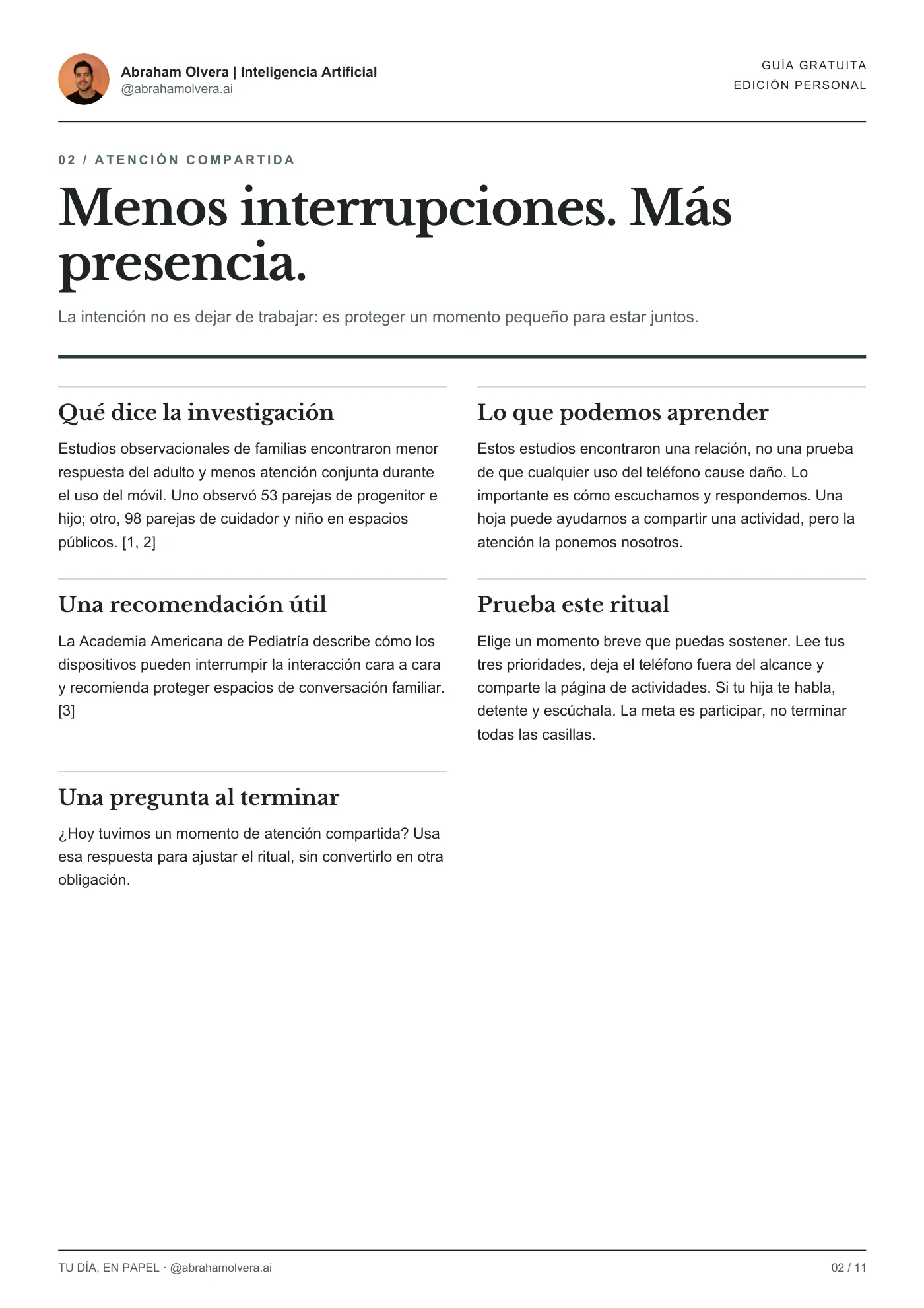 Tu día, en papel · Página 2 / 11