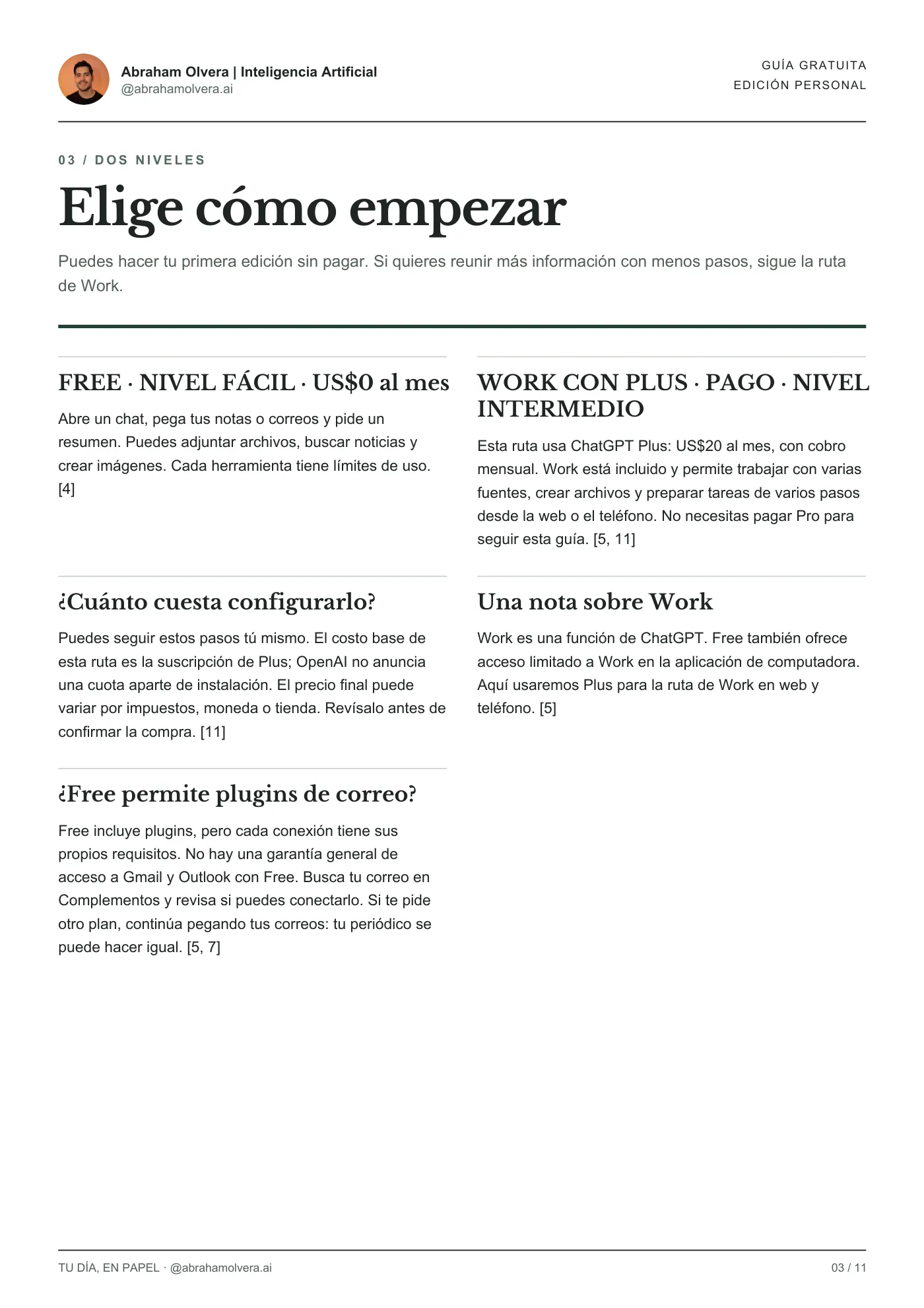 Tu día, en papel · Página 3 / 11