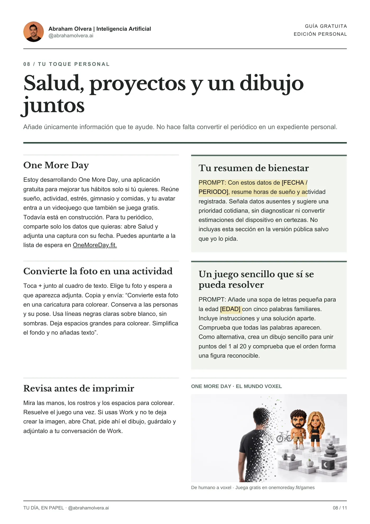 Tu día, en papel · Página 8 / 11