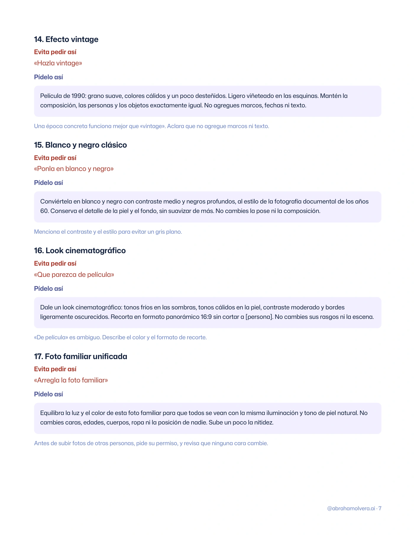 Palabras prohibidas: 60 prompts para editar tus fotos y pedirle mejor a ChatGPT · Página 7 / 22