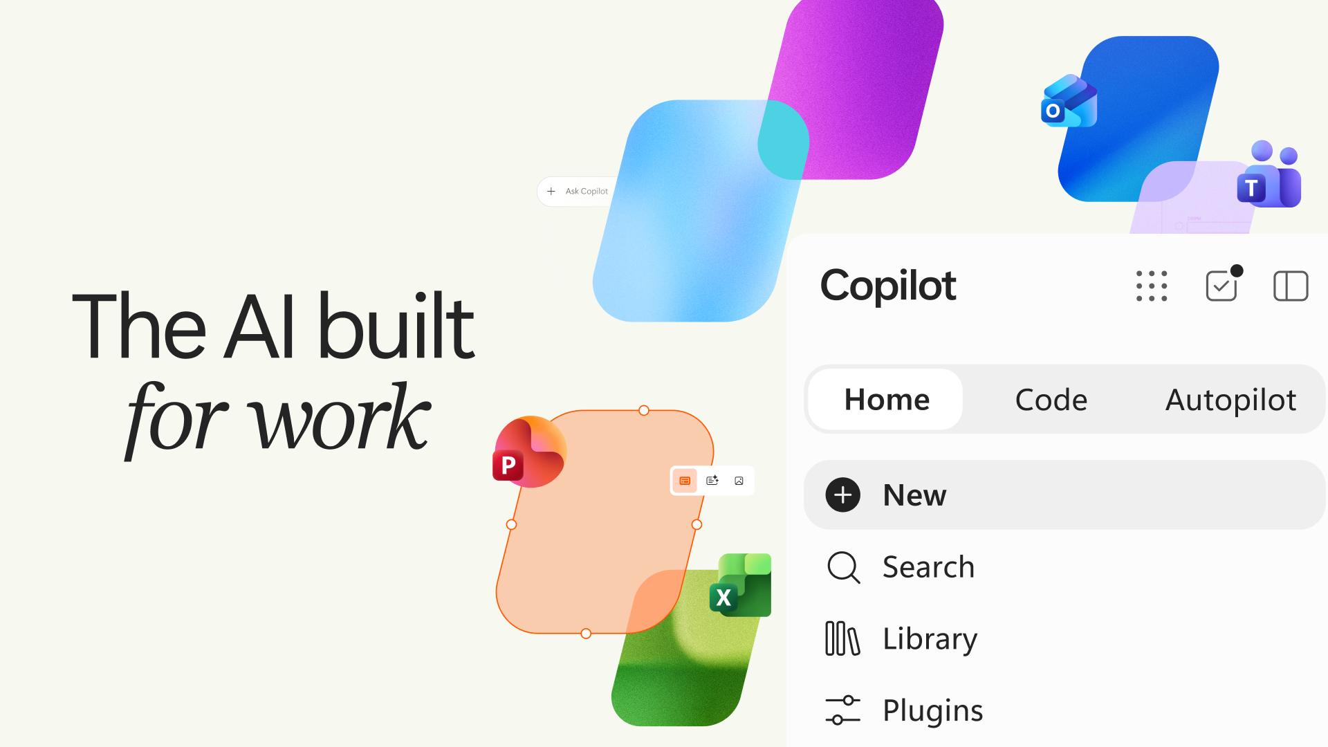 Arte oficial de Microsoft para las nuevas capacidades de Copilot.